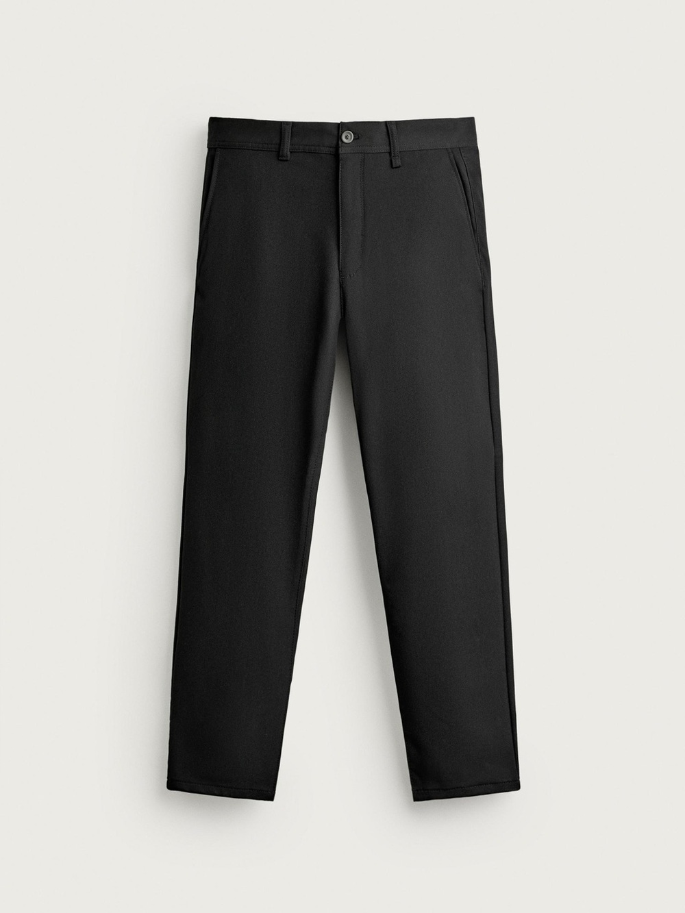 Zara Black Men's Chinos Waist 34 Trousers for Business Casual Workwear / Formal